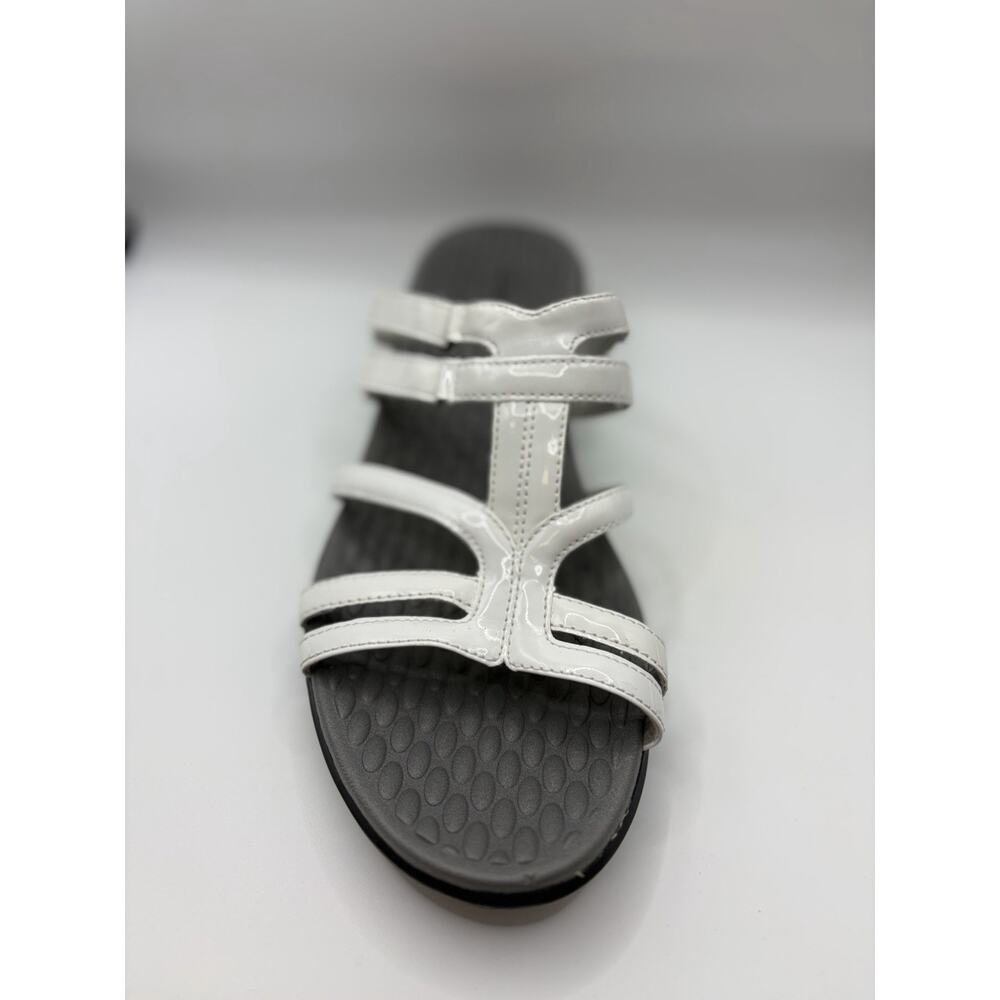Clarks Collection Sandals Womens 12 White Comfort Walking Adjustable Easy Strap - Picture 6 of 12